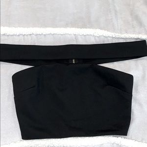 evening off the shoulder shirt